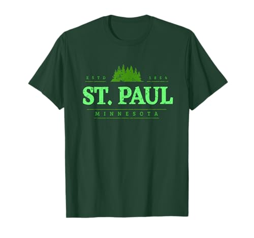 San Pablo Minnesota | Retro Saint Paul MN Treeline Camiseta