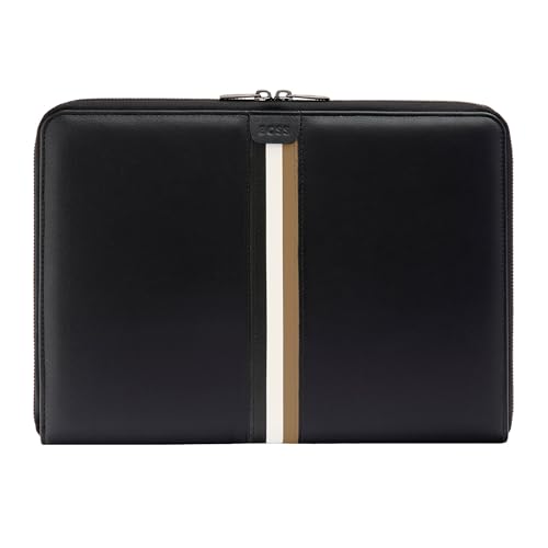 HUGO BOSS Schreibmappe Iconic Conference Folder Black schwarz
