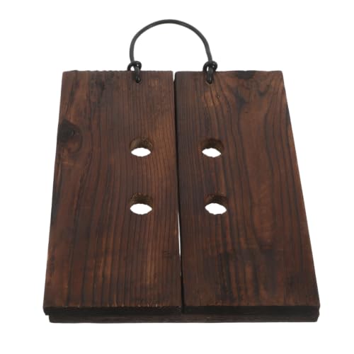 CALLARON Placa Colgante de Madera para Helecho Cuerno de Alce Vertical, Adorno Versátil para Paredes Interiores, Diseño Ahorra Espacio y Aspecto Orgánico