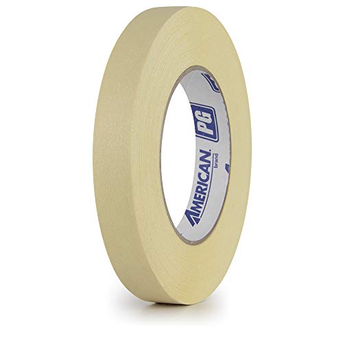 Image of American IPG Premium Grade Automotive Masking Tape, 0.70 inch x 60 yd, Tan, (48-Pack)