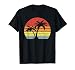 Palm Tree Retro Sunset Summer Beach Vintage Tropical Graphic T-Shirt