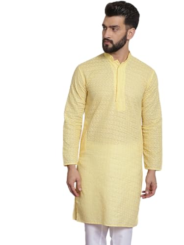 Image of SOJANYA Men's Silk Blend Regular Fit Casual (Since 1958 Woven Design Kurta with Churidar & Embroidered Nehru Jacket