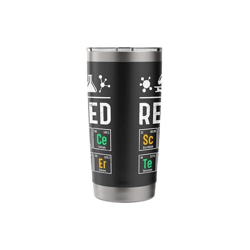 Retired Science Teacher Learning School Retirement Gift Stainless Steel Insulated Tumbler