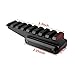 PRISM PIONT 8 Slot 3.5 inch Offset Picatinny Rail Low Profile Risers Mount with Recoil Stop Base