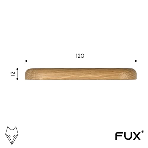 1 Stück Doppel Heizungsrohr Rosette, ohne Lochung, zweigeteilt, verschiedene Echthölzer, Rohrabdeckung, Abdeckrosetten, Verkleidung, Heizkörper Rosetten, Holz, Parkett, Holzrosetten (Eiche)