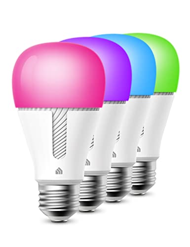 Kasa Smart Bulbs, 850 Lumens, Full Color Changing Dimmable WiFi LED Light Bulb Compatible with Alexa and Google Home, A19, 9.5W,2.4Ghz only, No Hub Required, 4-Pack(KL130P4) Kasa Smart Bulbs, 850 Lumens, Full Color Changing Dimmable WiFi LED Light Bulb Compatible with Alexa and Google Home, A19, 9.5W,2.4Ghz only, No Hub Required, 4-Pack(KL130P4)