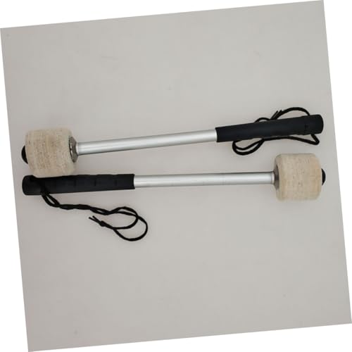 2 piezas Accesorios para Batería - Maza para Bombo con Cabeza de Fieltro de Lana miniatura 4