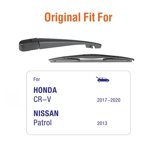 Wowiper Rear Wiper Arm With Blades Assembly For Honda Crv 2022 2021 2020 2019 2018 2017, Genuine Oe Back Windshield Wiper 76720-Tla-A01 76730-Trn-H01 – 11”+12”+12” (3Pcs) #TOP1