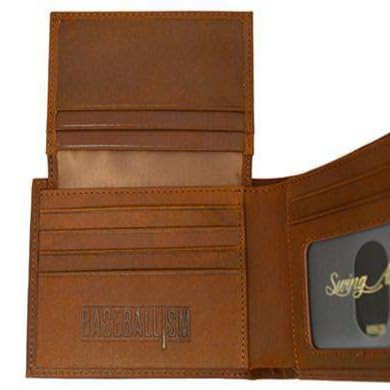 Flag Man Scorebook Bifold Wallet - Glove Leather3