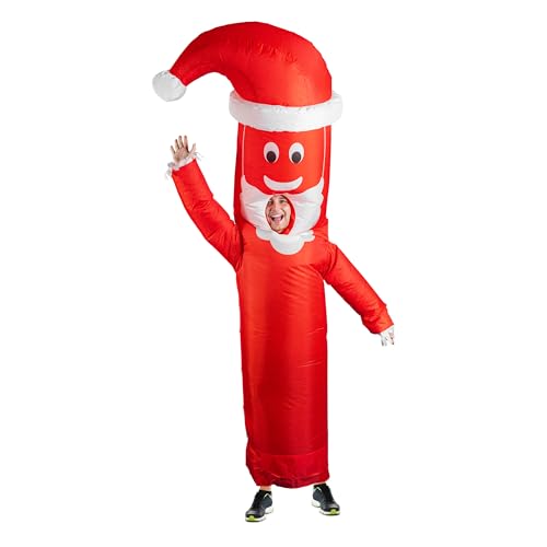 Image of LookOurWay Inflatable Tube Man Costume - Wacky Wavy Arm Guy Funny Inflatable Halloween Costume