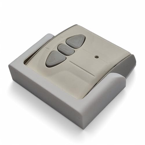 Support Mural & Cache Arrière Blanc pour Télécommande Somfy Centralis Volet Roulant | Fixation Murale Facile | Accessoire de Protection & Rangement