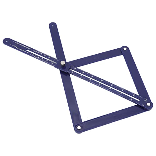 ZJchao Buscador de ángulo de Protractor, Buscador de ángulo de Esquina de Ingles de Ingles de Plástico Ajustable Preciso Protractor Medidores de Inglete de Inglete para Sierras Goniómetro para el