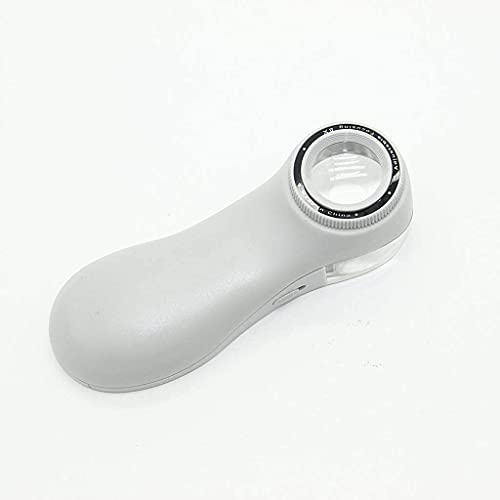 Educational Hobby Magnifiers, Tube Shoe with Light with Measutool Ruler Scale 8 Times Hd