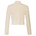 Bolero Elegante Mujer Fiesta Torera Talla Grande Mangas Largas Joven Chaqueta Corta...