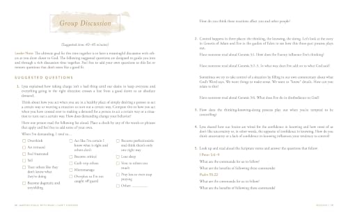 Image of Making Peace with What I Can't Control Bible Study Guide plus Streaming Video: Find Relief from the Exhaustion of Overthinking, Trying to Fix Others, and Wanting to Figure It All Out