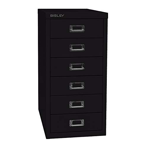 Preisvergleich Produktbild BISLEY Schubladenschrank MultiDrawer A4, 6 Schübe, Schwarz