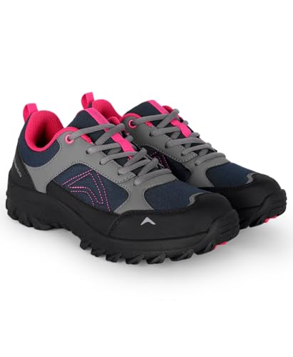 Image of Women's Low Ankle Hiking Shoes - EH 500 | Non-Slip, Lightweight Trail Shoes for Outdoor Trekking & Walking Multicolor
