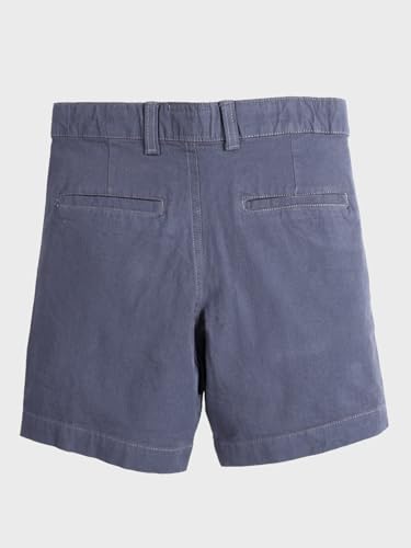 Image of KiddoPanti Boys Solid Cotton Woven Knee Length Formal Shorts