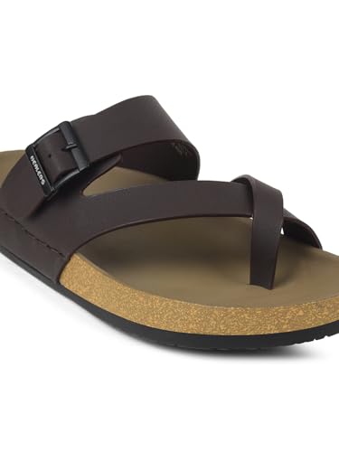Image of Liberty Healers AOL-6 Casual Slipper For Men With PU Sole | Comfortable and Lightweight | Trendy Design | Soft Insole | Stylish Footwear and Cushioned Footbed