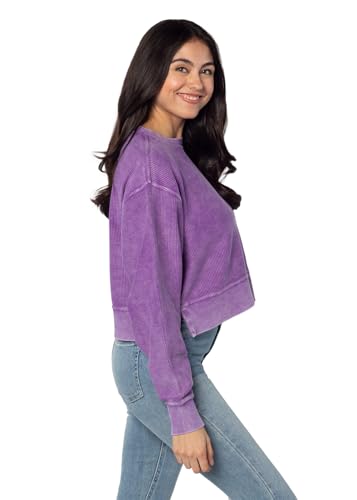 Image of chicka-d NCAA womens Corded Boxy Pullover