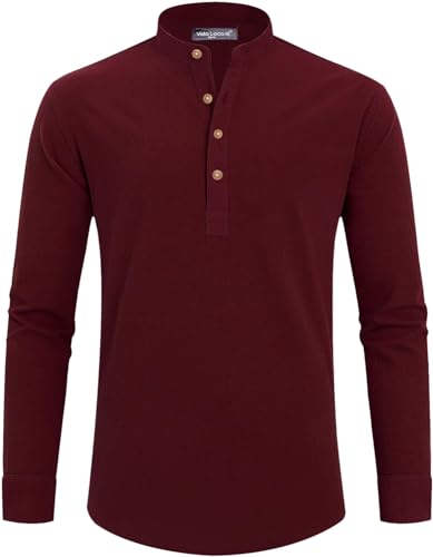 Image of Univibe Men Solid Cotton Blend Straight Kurta Shirt