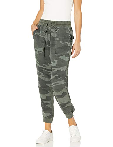 Splendid Women's Lounge Sweatpant Jogger, Vintage Olive Brown, XXS
