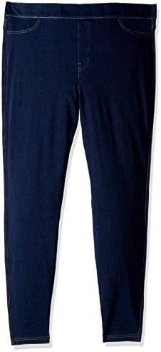 no nonsense women's denim leggings with pockets