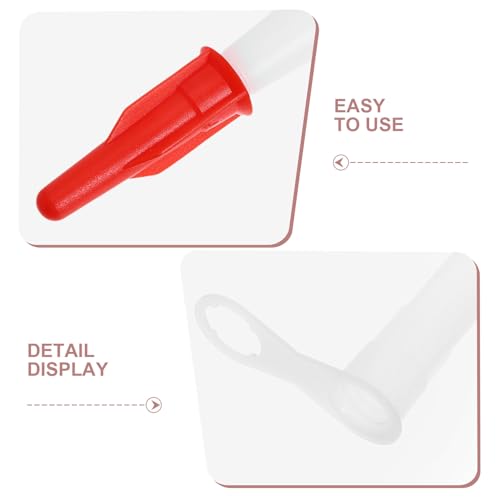 Buses de calfeutrage 12,7 mm avec capuchon rouge UKCOCO pour silicone