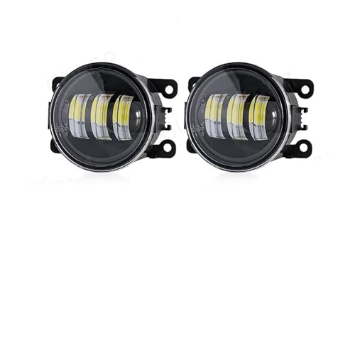 Feu antibrouillard voiture 8000lm 30W blanc jaune pour Wrangler JK et Grand Cherokee
