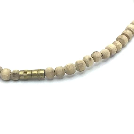 Image of ISKCON VRINDAVAN Original Tulsi Kanthi Mala - Unisex Adult Jaap Chanting Mala from Vrindavan Dham