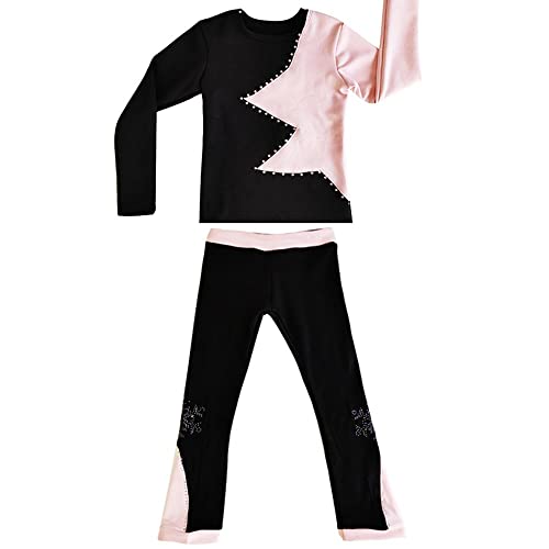 LIUHUO Roupas de treinamento de patinação artística roupas de treinamento para meninas roupas de tre