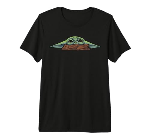 T-shirt Star Wars The Child au design Big Face avec coton premium brossé