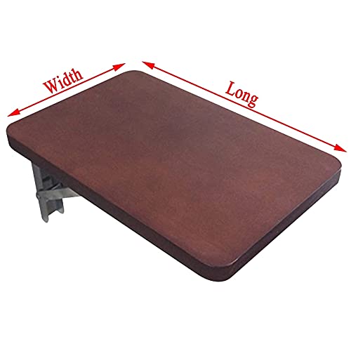Table murale pliante bois gain de place petit bureau rabattable cuisine