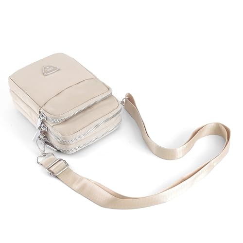 Image of J I Women's Small Cross-Body Phone Bag Stylish Mobile Cell Phone Holder Pocket Purse Wallet Sling Bag Mini Shoulder Bags