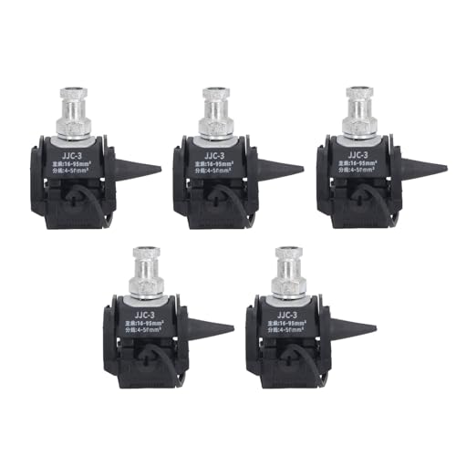 Conector de perforacion para evitar cortes de luz con abrazadera resistente 1KV 6