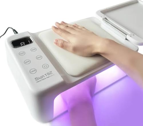 Cabine Profissional Secadora Sun 19z Uv 63 Leds Unhas Gel Acrigel Nail C/apoio M&atilde;o Cor Branco...