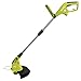 Sun Joe TRJ13STE Electric Grass Trimmer + Edger, 13-inch, 4-Amp, Telescoping Pole