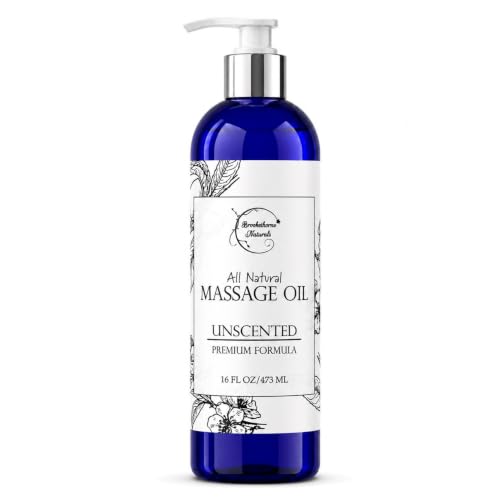 Image of Brookethorne Naturals Body Massage Oil for Massage Therapy | Natural 16oz