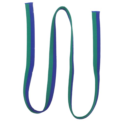 TOYANDONA Cinturón De Taekwondo Azul Kárate De Colores Combate para Negro Espinilla Gimnasia Pantalla del Cinturón De Karate Bordado Capacitación Cinturon Lumbar Poliéster Algodón