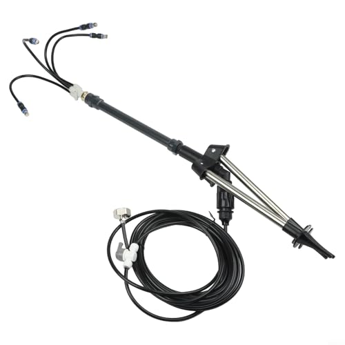 Système de brumisation basse pression extérieur noir 12,5 m pour cour