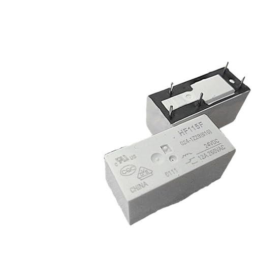 Relais 5 broches HF115F haute isolation 24VDC pour commutation stable de puissance