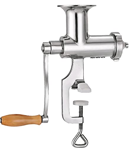 Manual Juicer, Wheatgrass Press, Fruit Vegetable Juicer, 304 Stainless Steel, for Wheatgrass Leafy Vegetables (Manual)