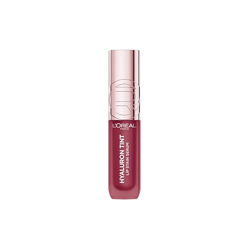 L’Oréal Paris, Tinta de Labios Multiusos, Hidratación Intensa y Color Natural, Enriquecida con Ácido Hialurónico, Hyaluron Tint, Color: Berry Jolie (490)