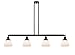 Innovations 214-BK-S-G171-LED 4 Adjustable Island Light Vintage Dimmable LED, Matte Black