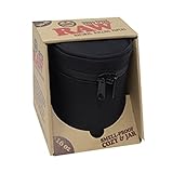 RAW Smell-Proof Jar & Cozy w/Lock (16oz), Black, 16 Ounce -  HBI International