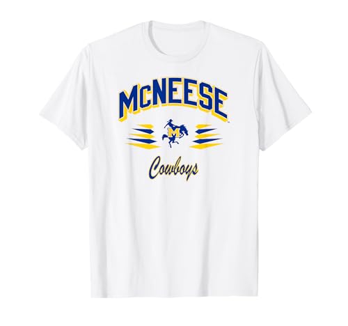 McNeese State Cowboys Retro Diamond White T-Shirt