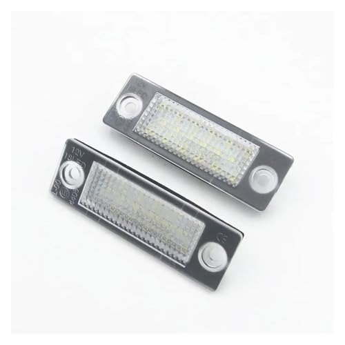 Lámpara de luz LED para placa matrícula trasera con 18SMD para Skoda Superb y Octavia MK1