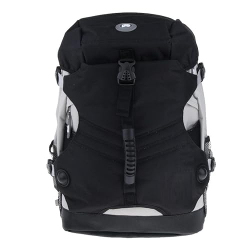 Zaino per pattini in linea, per bambini e adulti, colore nero