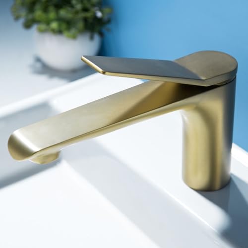 Mitigeur de lavabo monotrou de salle de bain avec commande à levier unique - 6