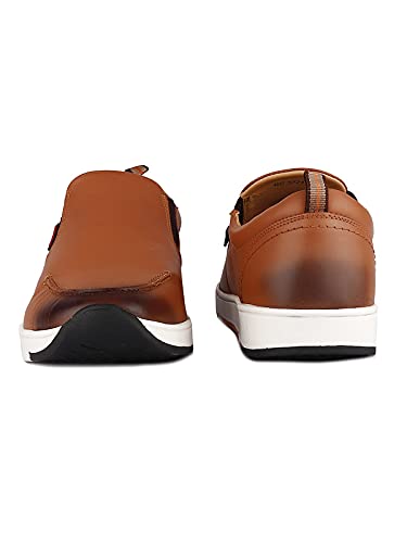 Image of Red Chief Black Leather Casual Shoes for Men RC3721